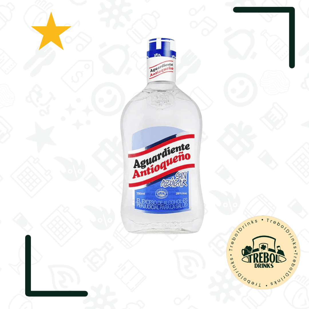 Botella de Aguardiente Antioqueño Azul 750ml